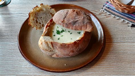 Cream Soup Garlic Bread